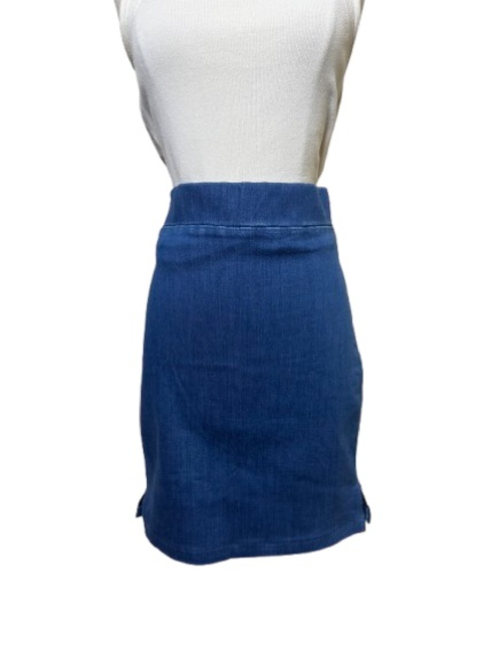Frank & Eileen Modified length 
Donegal "Unforgettable" Denim Skirt.